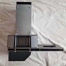 hand cranked Plastic shredder + hopper & table mount recycling arts crafts