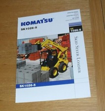Komatsu SK1026-5 Skid Steer Loader Brochure 2004-2005