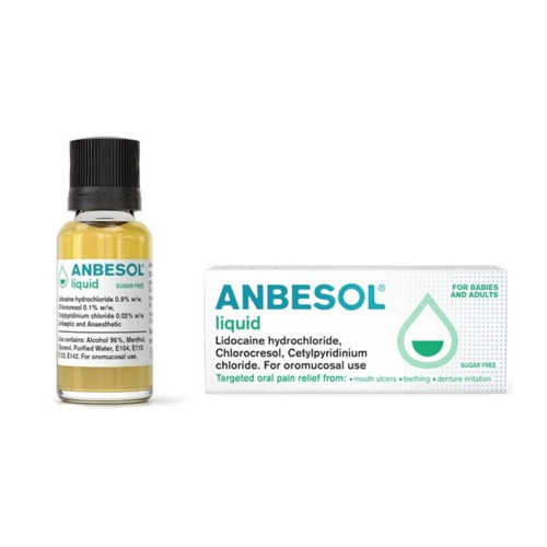 Anbesol liquid 10ml - 10ml, for