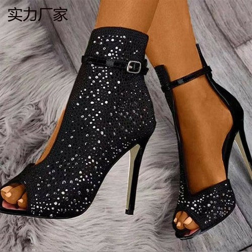 Womens ladies peep - toe, sandals