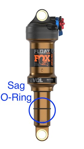 Fox shock sag ring seal - sag,