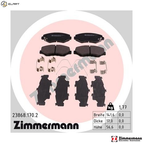 Brake pad set - set,
