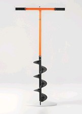 VonHaus Fence Post Hole Auger. Strong Quality, Soft Grip, Corkscrew Head. New