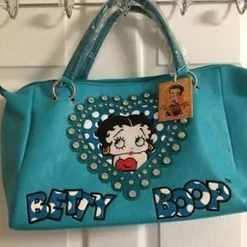 Betty boop large aqua - aqua, bag