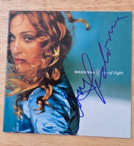 Madonna signed ray - signed,