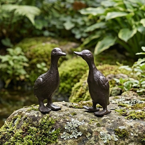 Cast iron duck - duck, decoration