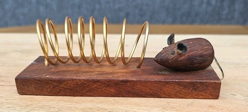 Vintage small wood brass - vintage,