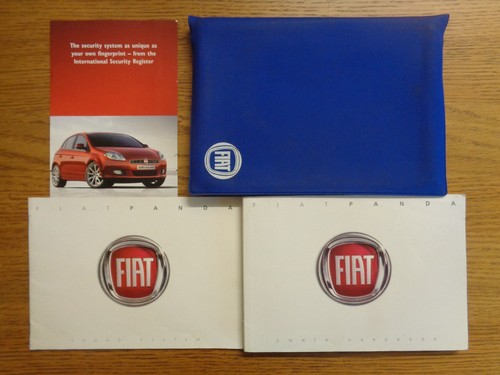 Fiat panda owners handbook - owners,