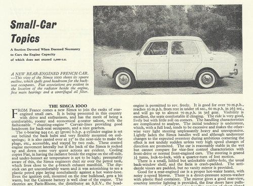 Simca 1000 944cc - 1000,