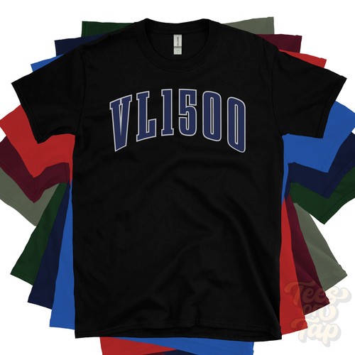 Vl1500 shirt varsity logo - t-shirt,