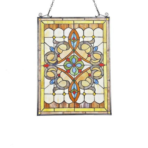 Stained glass window panel - stained,