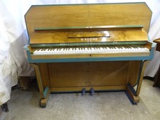 SEE VIDEO - Art Deco Overstrung Piano - Reconditioned -  Inc. Local Delivery