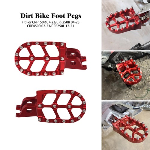 Red foot pegs cr125 cr250 - foot,