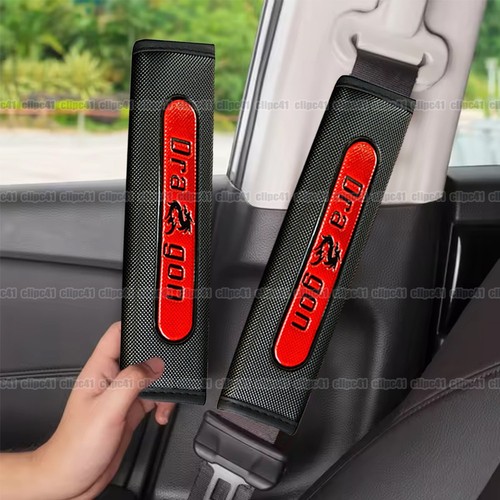 2pcs red car seat belt - red, cover