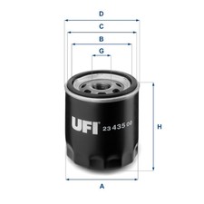 UFI 23.435.00 Oil Filter for