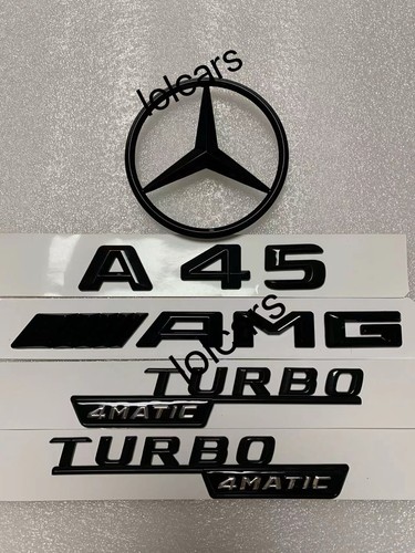 Gloss black rear star - rear, badge