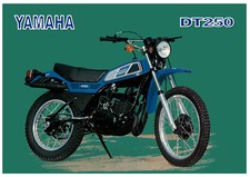YAMAHA Poster DT250 D 1977