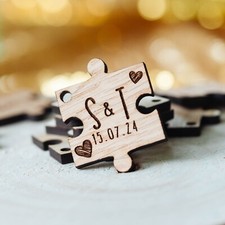 Wedding Jigsaw Favor Puzzle