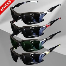 Polarized Sports Sunglasses Men Women Outdoor Windproof for Running Golf Driving