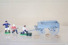 TROPHY MINIATURES LANCER MILITARY MODELS ZULU WAR BBZ1Y SUPPLY WAGON SET oi