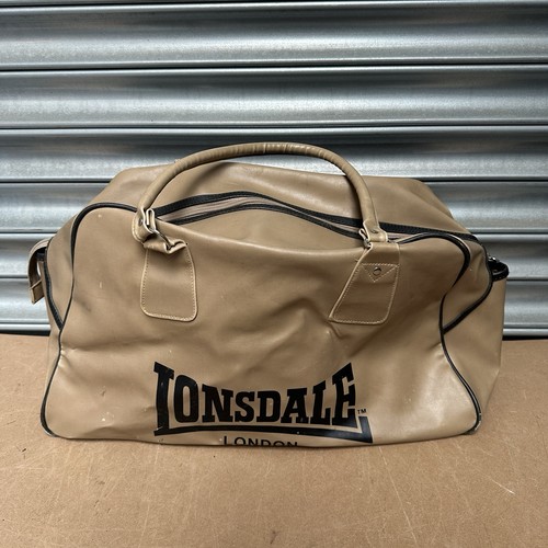 Vintage tan lonsdale bag - vintage,