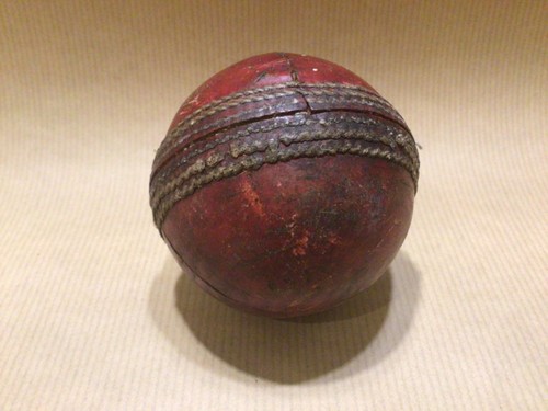 Vintage used cricket ball - vintage,