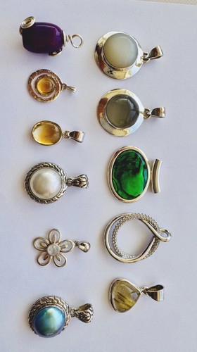 Sterling silver gemstone - silver,