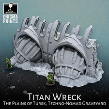 Titan Wreck - 28mm 3d Printed