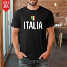 Italian Football T Shirt Retro