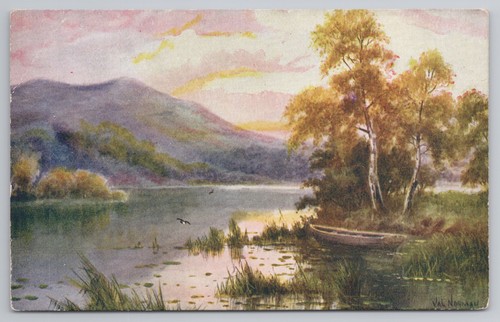 Postcard vintage art - vintage,