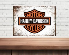 harley davidson metal signs