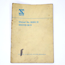 Sachs 80 S MOTORCYCLE MANUAL
