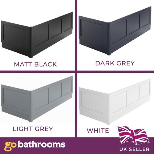 Traditional shaker bath panel - traditional,