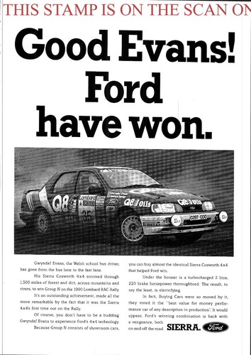 Ford sierra 4x4 cosworth - sierra, cosworth'