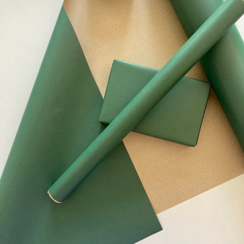 Wrapping paper dark green 50cm - green,