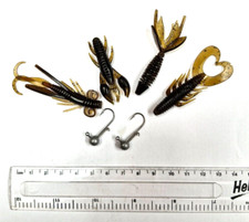 Crayfish Creature Soft Bait 5cm with 2g Hooks 6 Item Pack