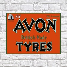 Avon Tyres, Retro metal Tin