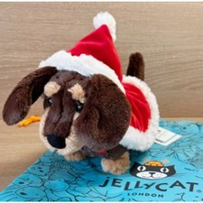 Xmas Limited Jellycat Otto Plush - Sausage Dog with Tags & Dust Bag Fun gifts