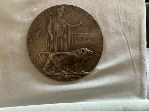 Ww1 death penny - penny, memorial