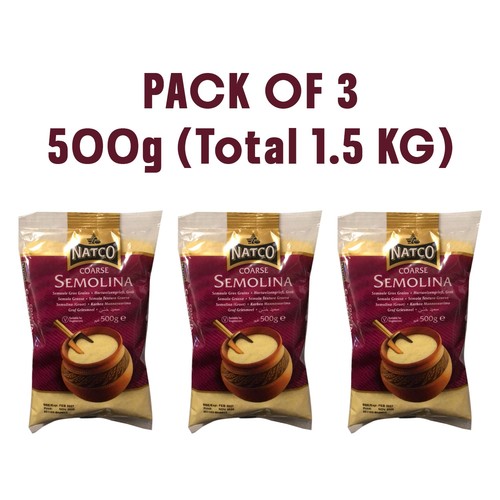 Natco semolina coarse 500g - semolina,