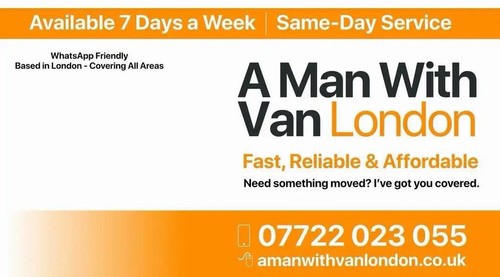 Man with van london - van, moving