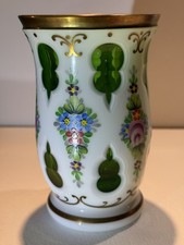 Czech Bohemian  vintage vase