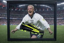 Signed Framed Paul Gascoigne