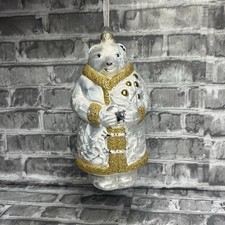 7” Large Glass Polar Bear