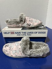 BOBS MEMORY FOAM SLIPPERS Size