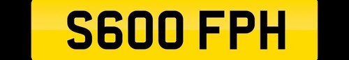 Number plate registration - plate,