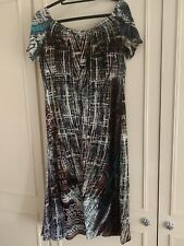 Vintage Legatte Jeans by Save the Queen Multicolour mesh  Dress UK 14/16