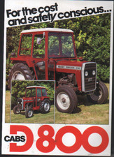 Duncan "D800" Quiet Cab for the Massey Ferguson 230 Tractor Brochure Leaflet