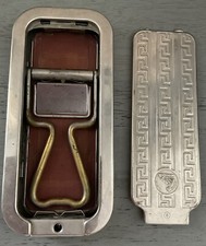 Vintage Rolls Razor With Case & Built-In Strop Made in England Pat 1927