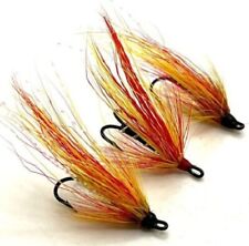 Salmon Fishing flies FLAME THROWER single / double / treble various hooks & Qtys